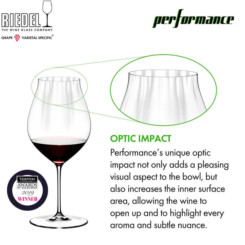 Riedel Performance - Calice Vino Rosso - Pinot Noir In Vetro Cristallino