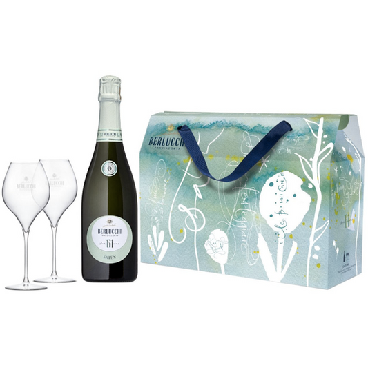 Franciacorta Saten 61 Glass Pack - Berlucchi - Paper Tote Bag Limited edition