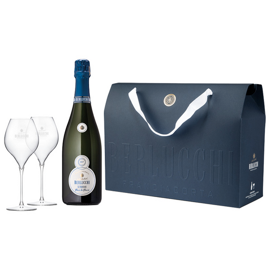 Franciacorta Nature Blanc de Blancs 61 - Glass Pack - Berlucchi - Paper Tote Bag - 2018